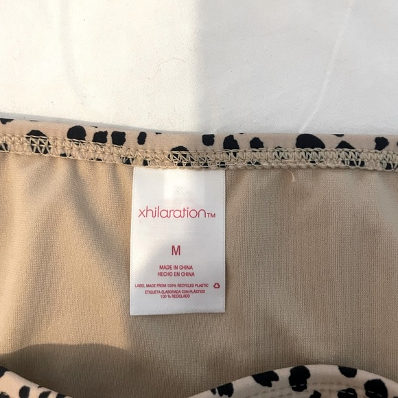 Xhilaration Juniors' Smocked Underwire Bikini Top and Bottoms - Picture 3 of 3